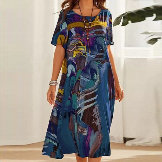 EB | Lässiges Plus-Size Bindekleid