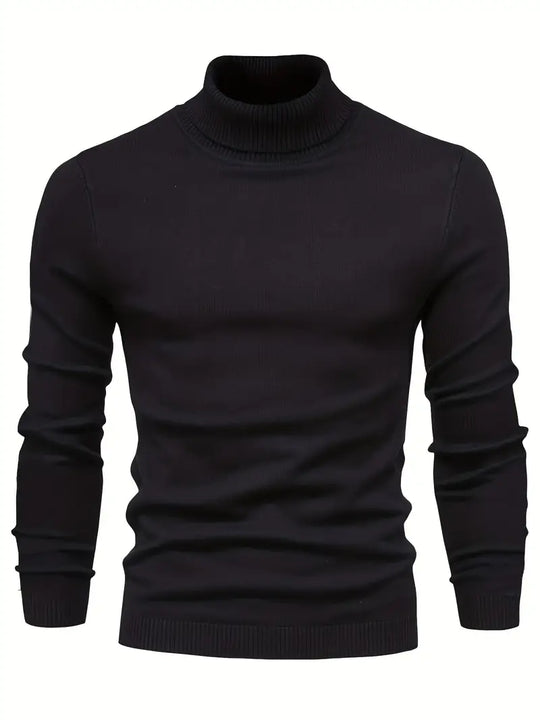 EB | Klassischer Rollkragenpullover Weich und Stilvoll Wollmischung