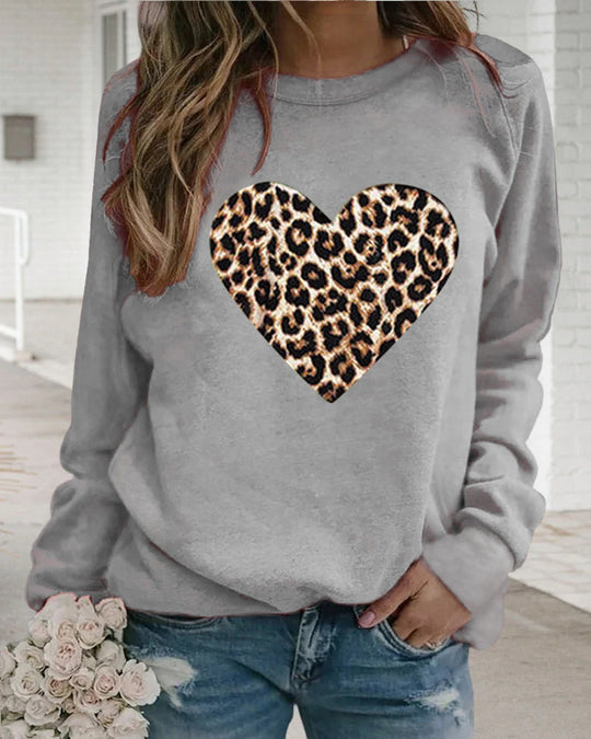 EB | Leo-Pullover mit Herzmuster