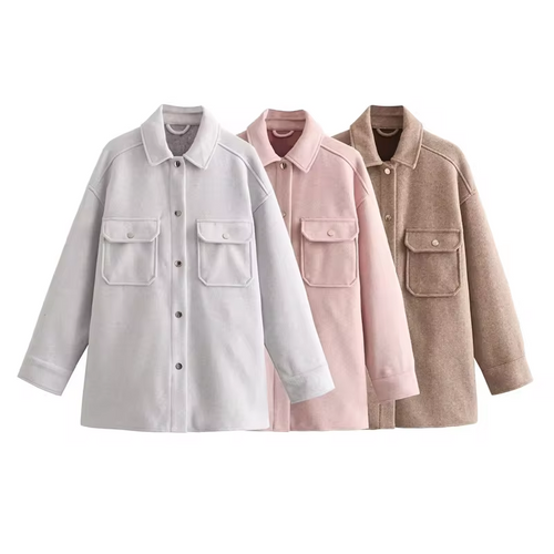 EB | Damen Wollhemdjacke
