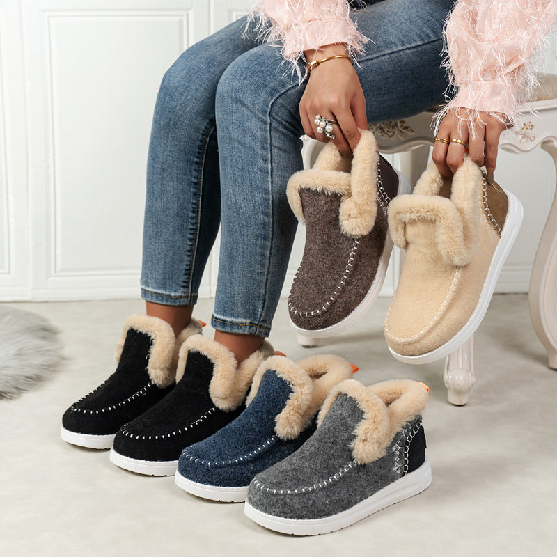 Warme Plüsch Schneestiefel EB