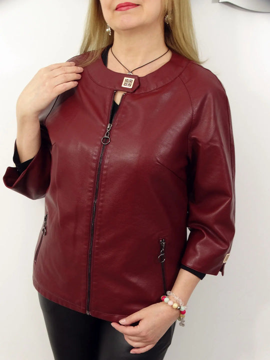 EB | Schicke Kunstlederjacke