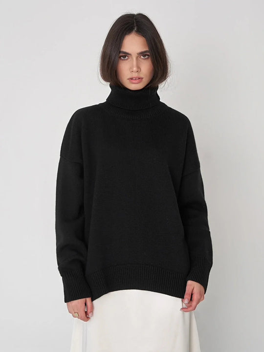 EB | Kuscheliger Oversize-Pullover mit Rollkragen