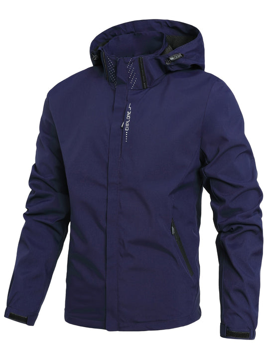 EB | Herren Stylischer Kapuzenwindbreaker - Bequeme Outdoorbekleidung