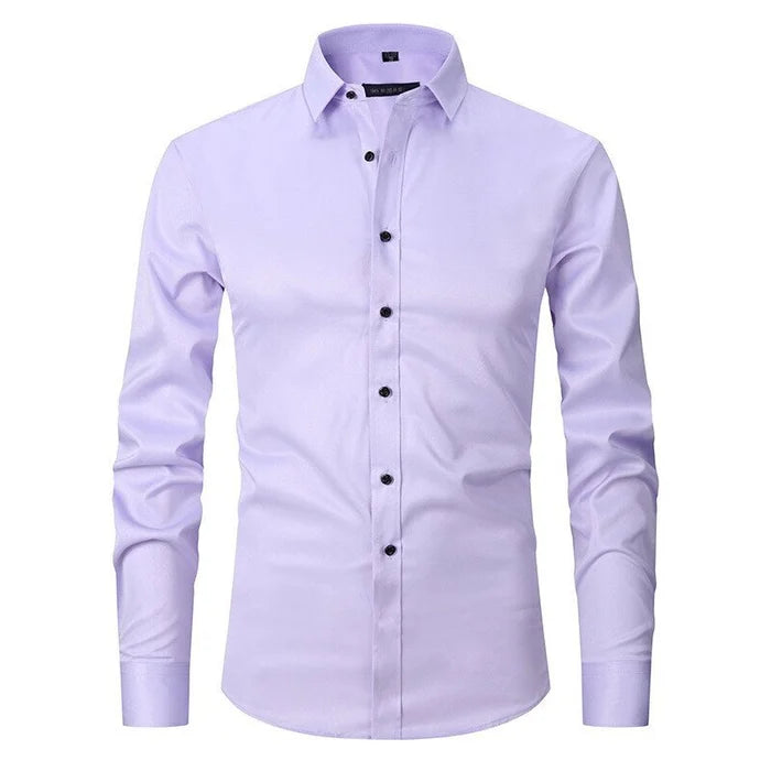 Bügelfreies Stretch Hemd Herren Slim Fit | EB