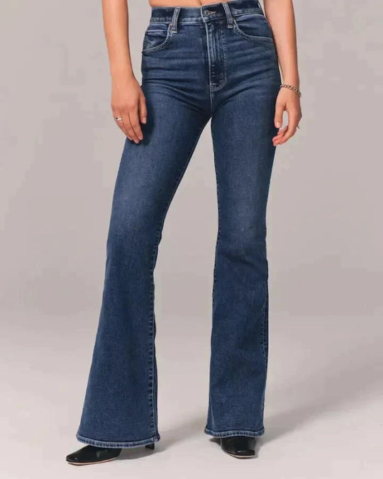 EB - Figurformende Bootcut-Jeans