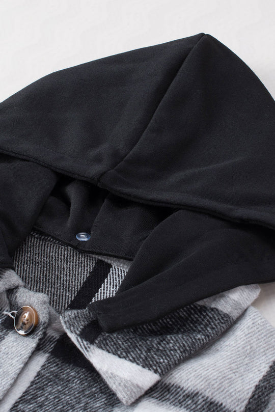 EB | Gitterhemdenjacke mit Kapuze Polyester Lässig und Trendy