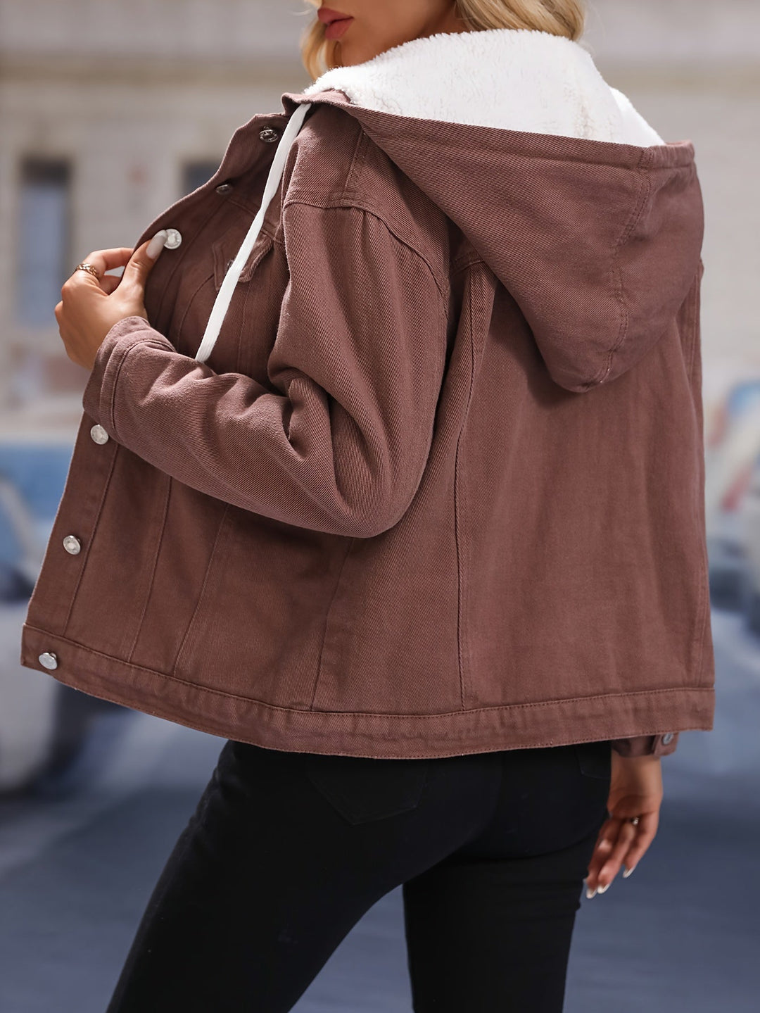 EB | Kapuzenjacke Braun - Lässiger Fleece - Style
