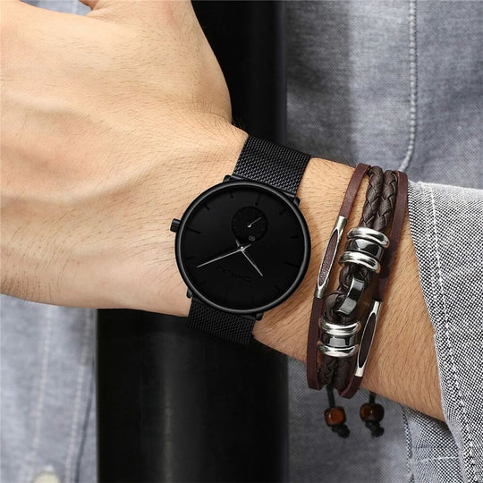 EB - Zeitlose, minimalistische Herrenuhr