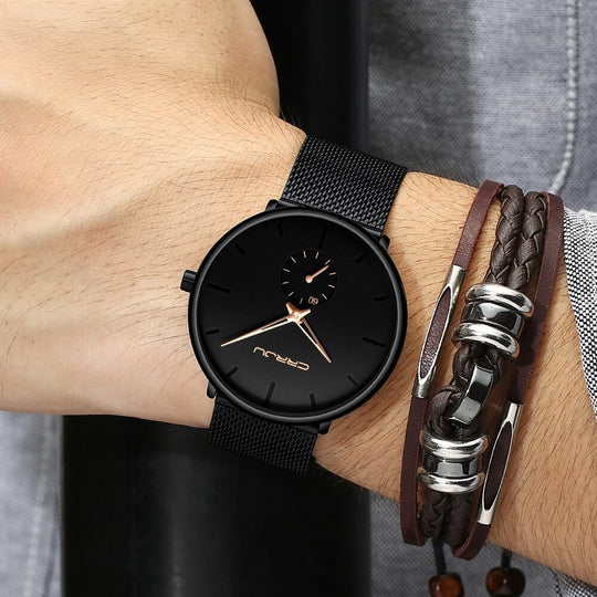 EB - Zeitlose, minimalistische Herrenuhr