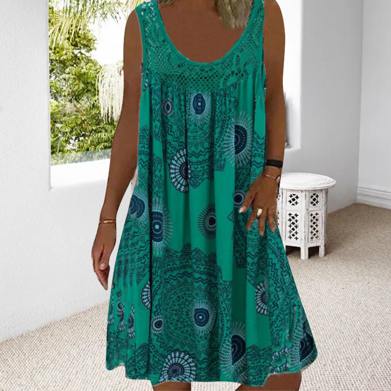 EB | Ärmeloses Plus-Size Sommerkleid