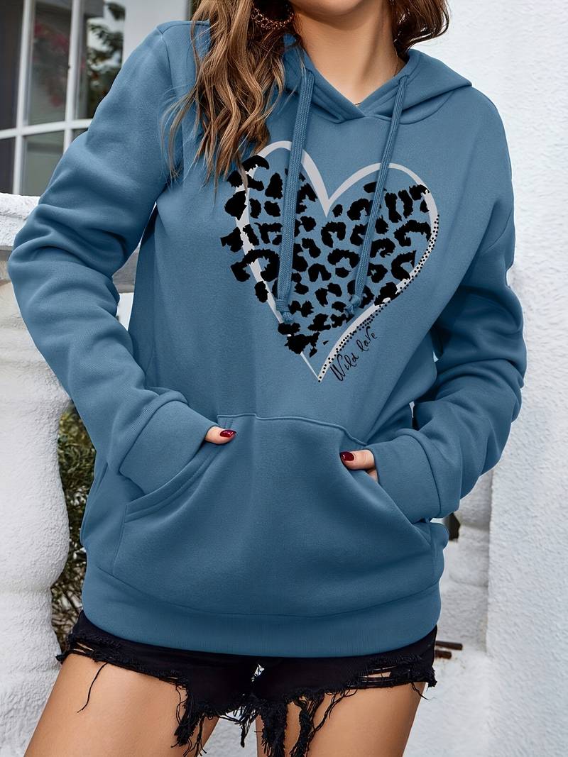 EB | Kapuzenpullover Lässiger Moderner Stil Ideal für den Winter