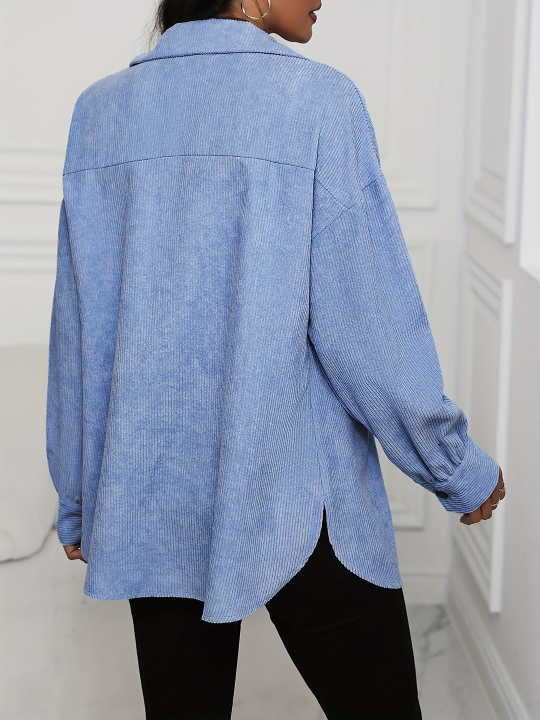 EB | Weiche Cordjacke Polyester/baumwolle Stilvoller Komfort