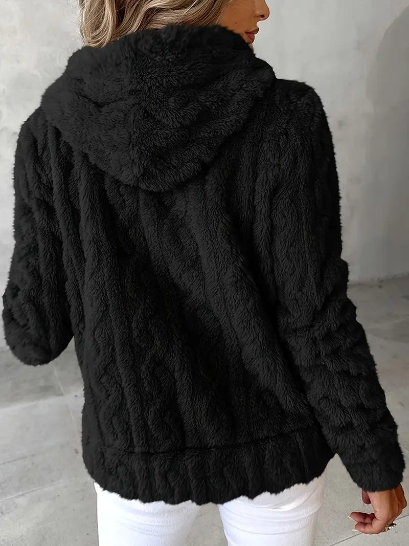 EB | Weiches Kapuzen Sweatshirt mit Reißverschluss