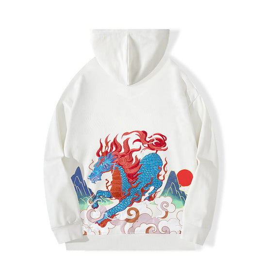 EB | Hoodie mit Drachen-Print