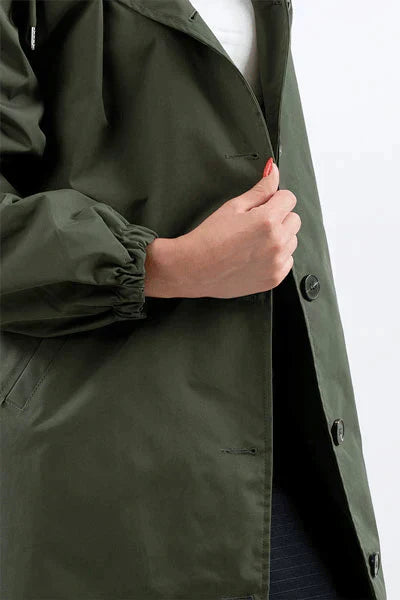 EB Damen Windbreaker Mantel mit Kapuze
