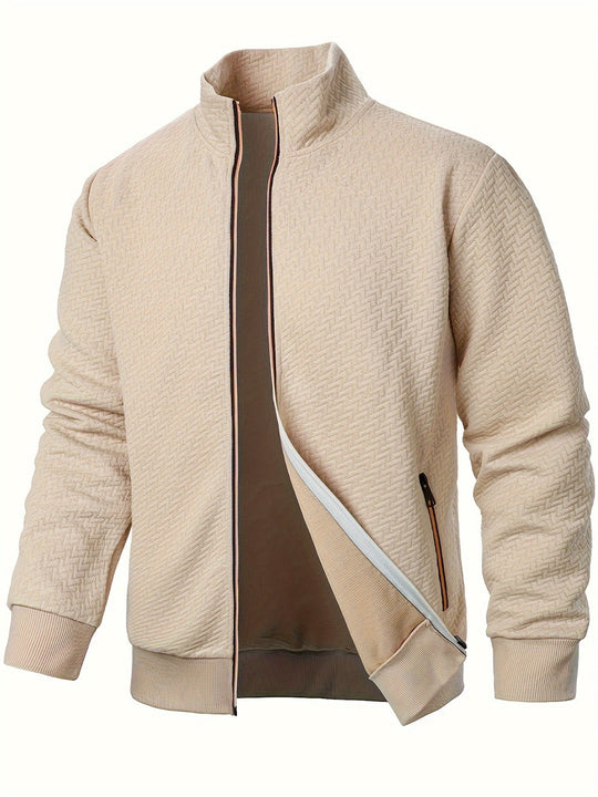 EB | Leichtgewicht Jacke mit Strukturmuster Polyester Komfort und Stil