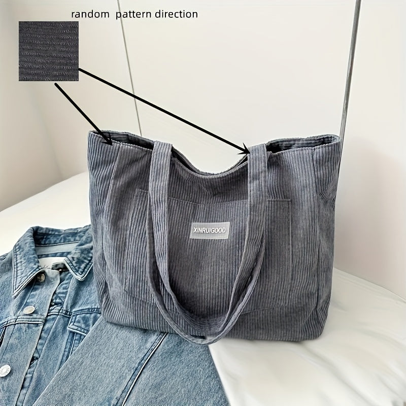 Elegante Damen Cordstoff Tasche | EB