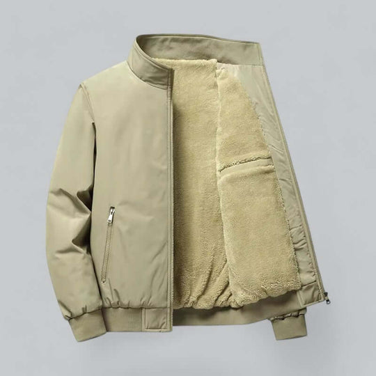 EB | Herren Wasserabweisende Fleece Winterjacke