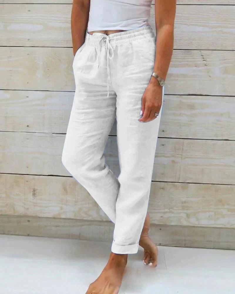EB | Stylische Hose aus Baumwolle für Frauen