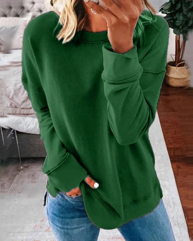 EB | Einfarbiger Damen Sweatshirt