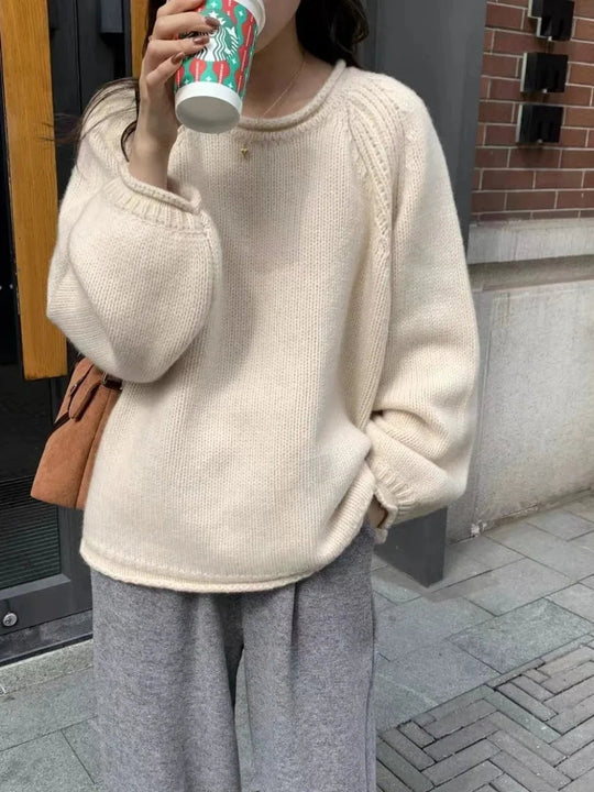 EB | Gemütlicher Oversized Strickpullover für Lässigen Komfort