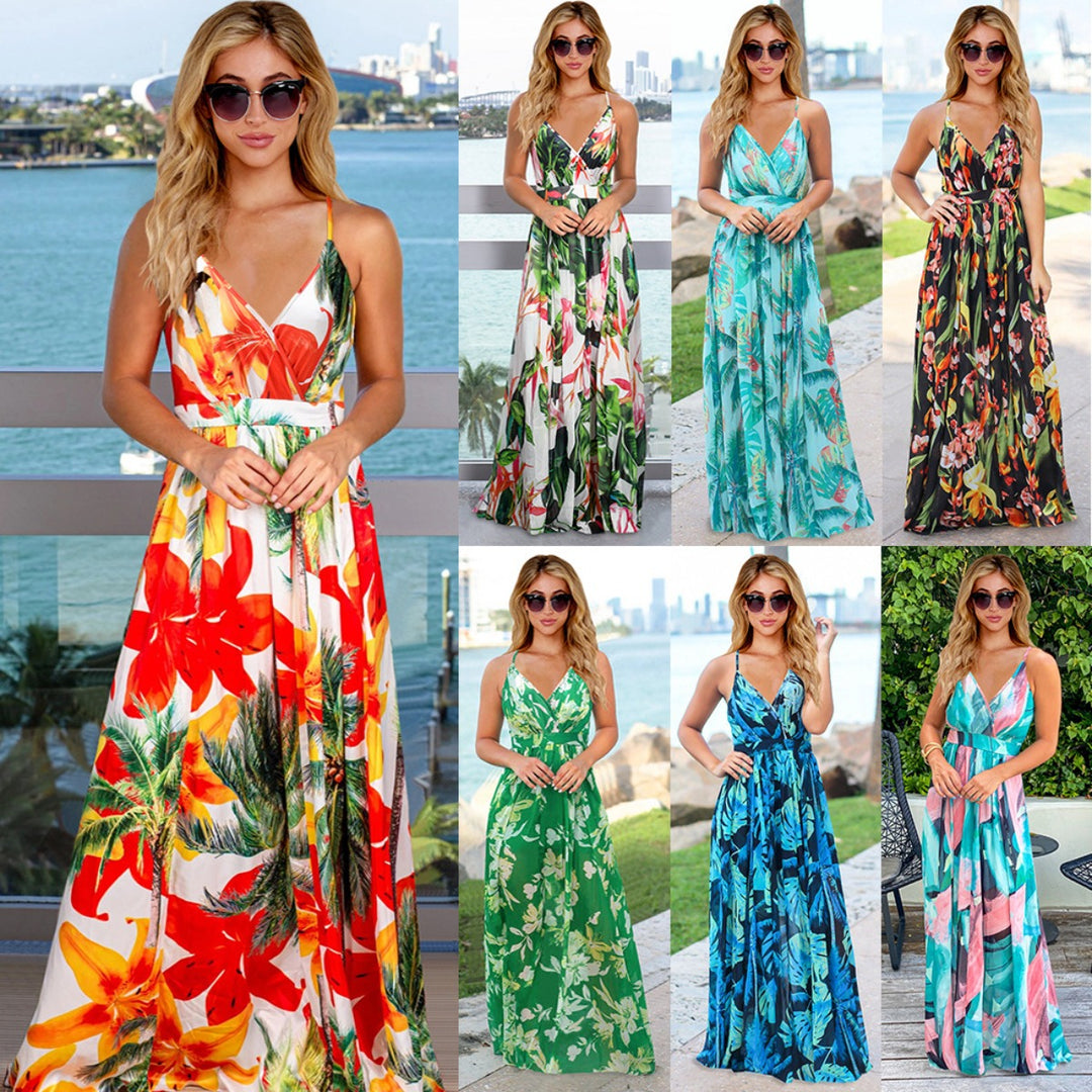 EB | Bohemian floral Strapskleid