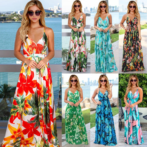 EB | Bohemian floral Strapskleid
