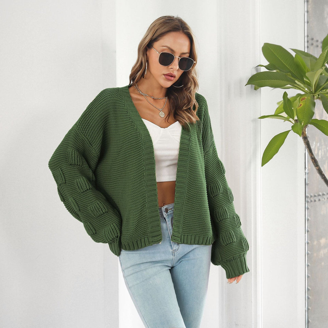 EB | Schicke & gemütliche Strickjacke mit Puffärmeln