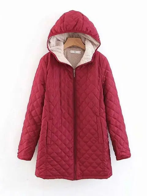 EB | Warme Steppjacke mit Kapuze