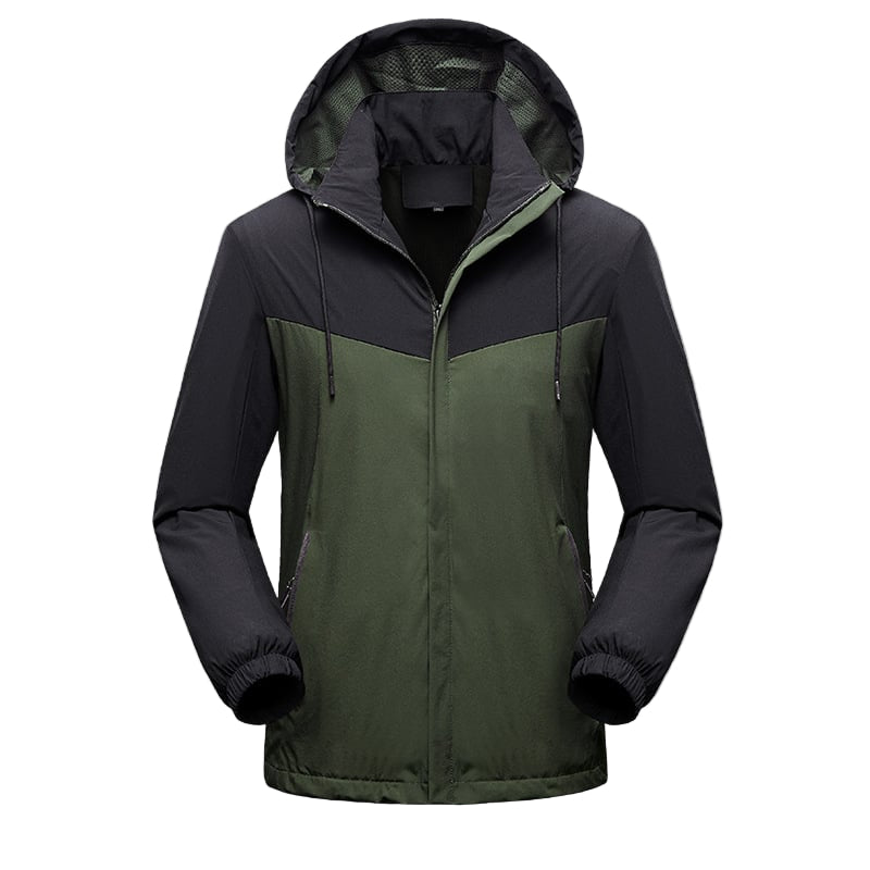 EB | Wasserdichte Herren Sportjacke mit verstellbarer Kapuze