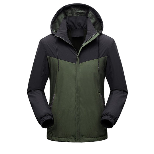 EB | Wasserdichte Herren Sportjacke mit verstellbarer Kapuze
