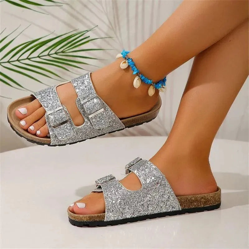 EB | Slippers mit Doppelter Schnalle