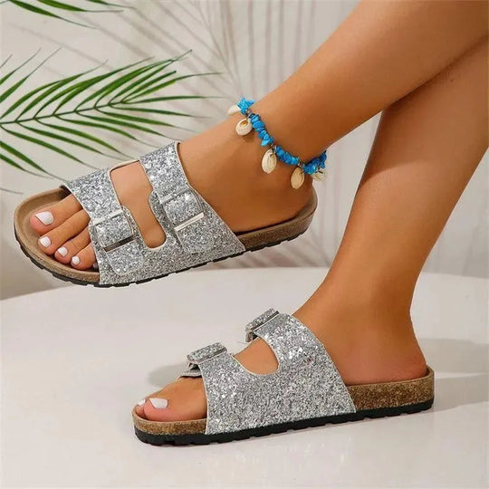 EB | Slippers mit Doppelter Schnalle