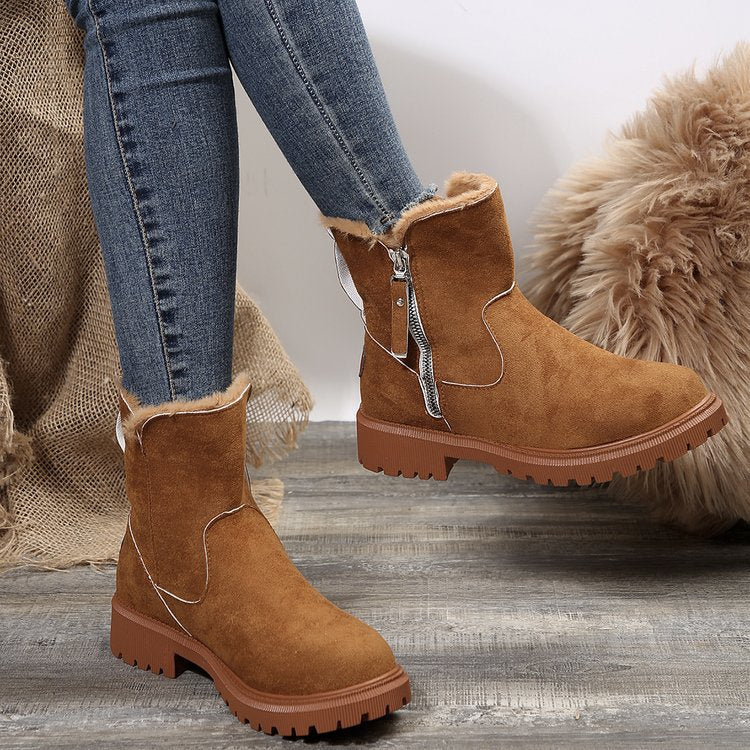 Damen-Winterstiefel aus Wolle EB EB