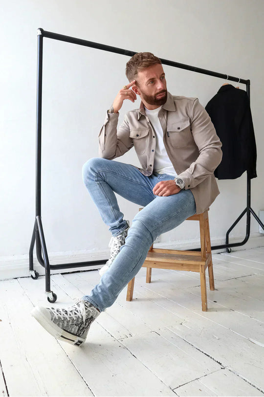 EB | Premium-Jacke mit Knopfverschluss für Herren Stylische und Bequeme Jacke