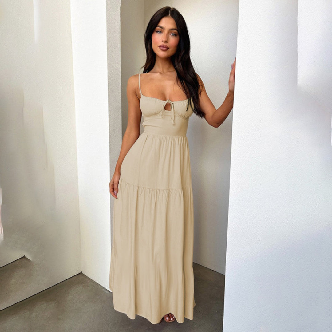 EB | Kleid mit Hosenträgern und Neckholder