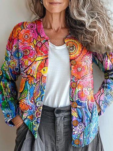 EB | Lebhafte Kunstjacke