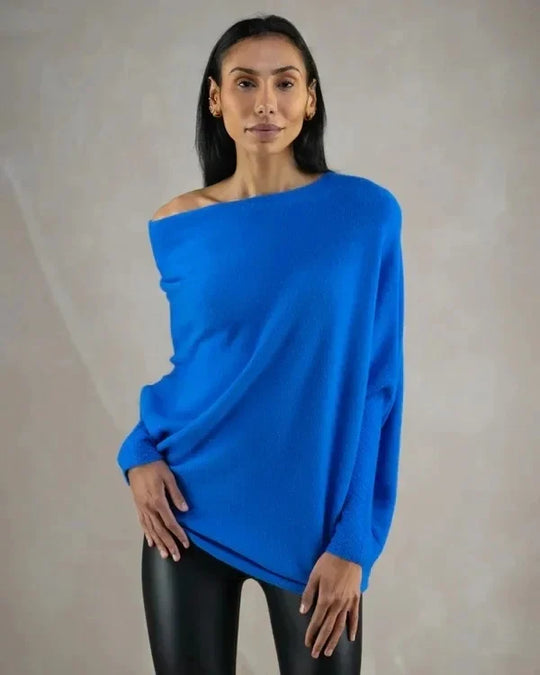 EB | Asymmetrisch Drapierter Pullover