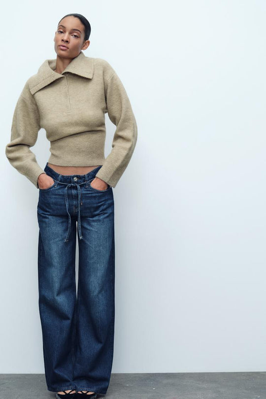 EB | Stilvolle Strickjacke mit Kragen Klassisch und Komfortabel Perfekt für Den Alltag