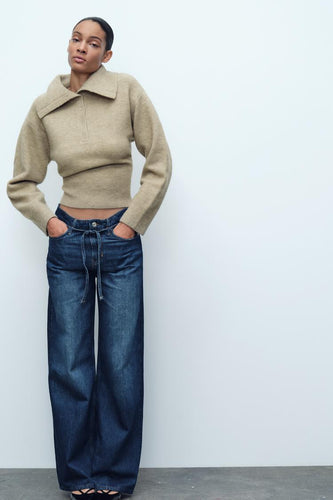 EB | Stilvolle Strickjacke mit Kragen Klassisch und Komfortabel Perfekt für Den Alltag