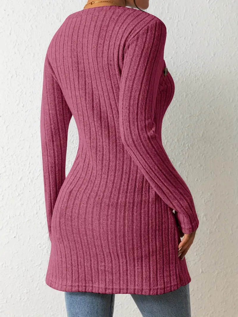 EB | Stilvoll Gerippter Pullover für Frauen