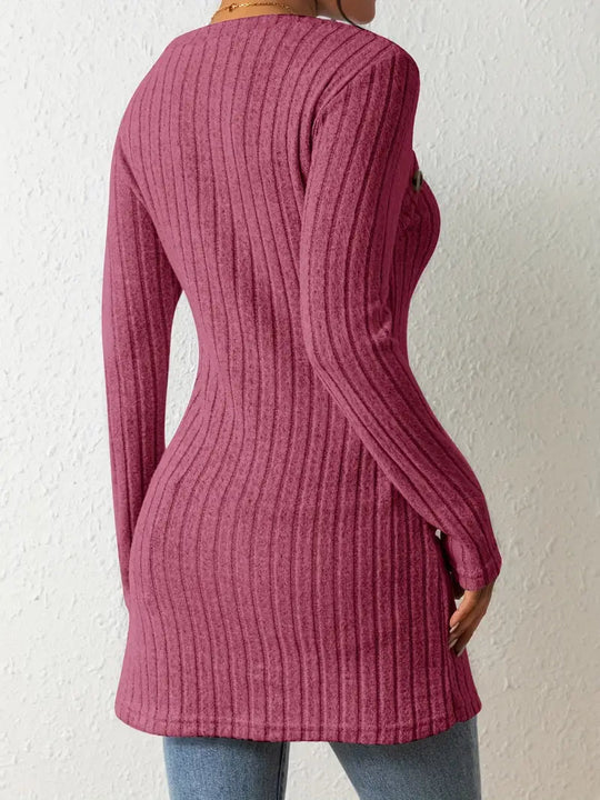 EB | Stilvoll Gerippter Pullover für Frauen