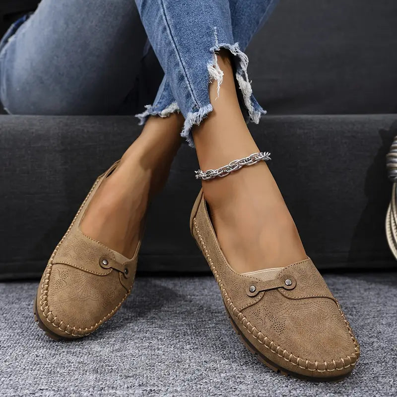 Damen-Lederschuhe, rutschfest & weich EB EB