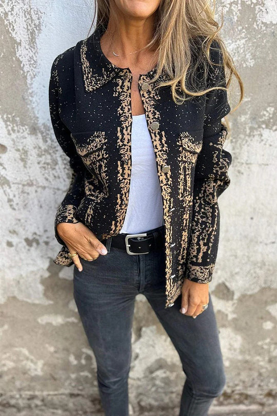 EB | Revers Metall Schnalle Lässige Lockere Jacke