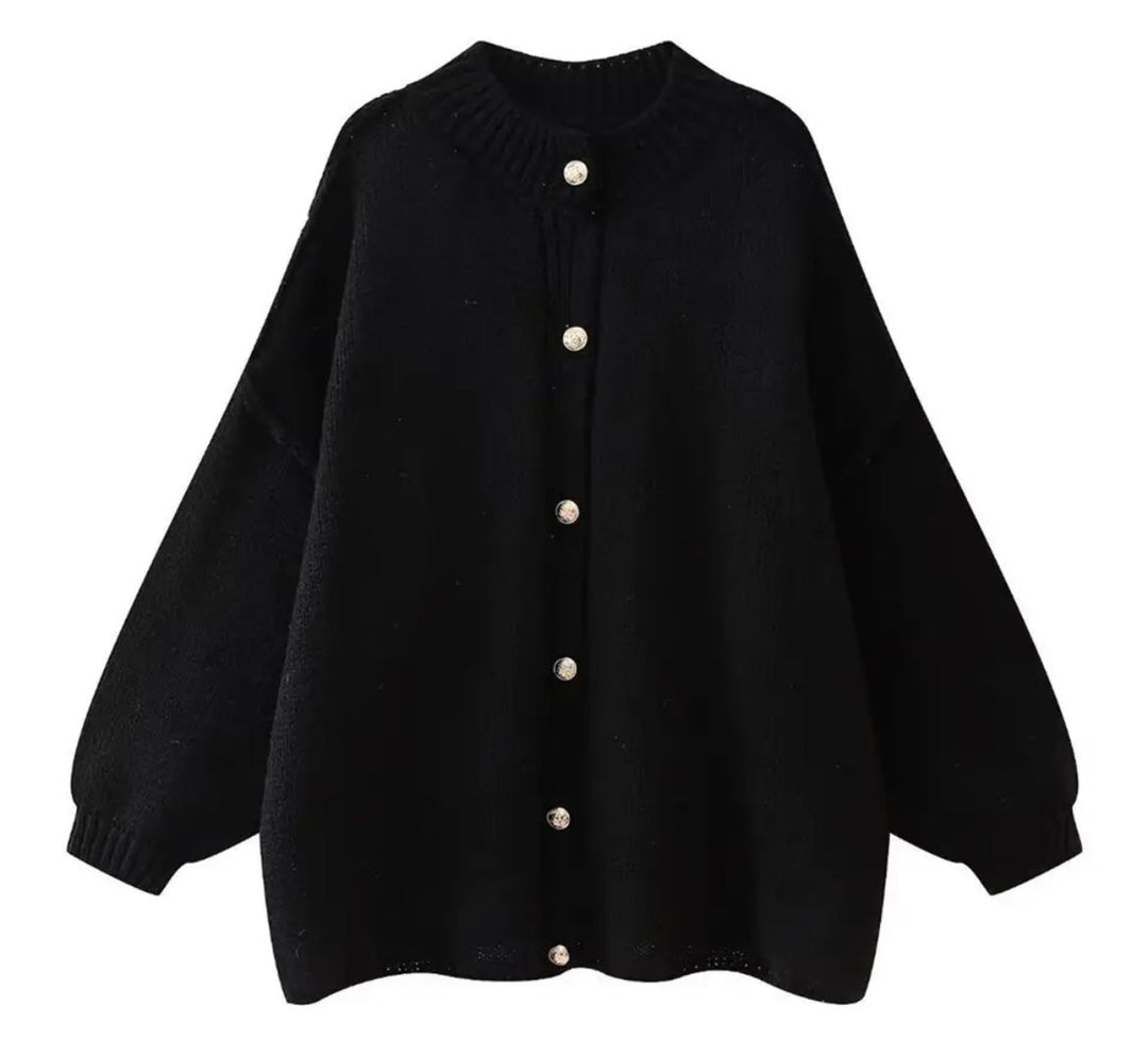 EB | Gemütlicher Oversized Strickcardigan-Pullover