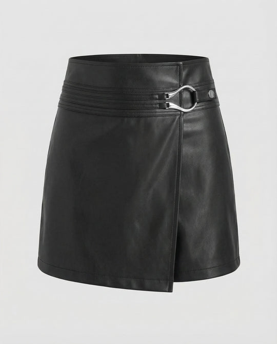 Stylische Schnallen Shorts Damen | EB