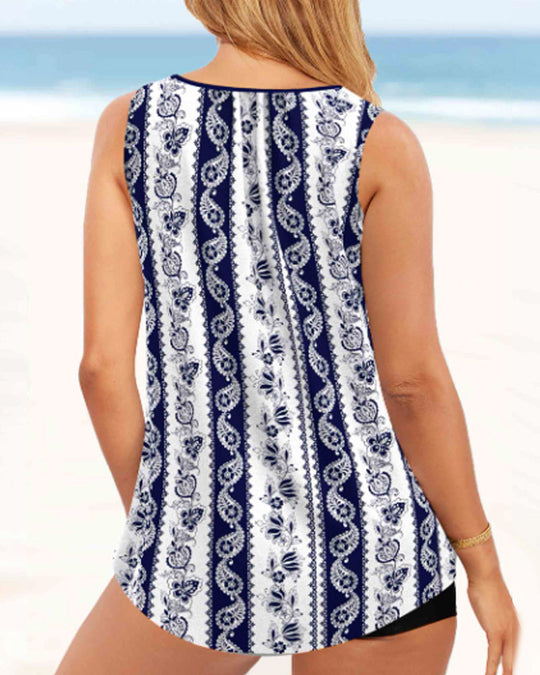 EB | Gedrucktes Zweiteiliges Tankini