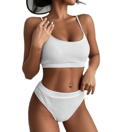 EB | Bikini Bequemer Bikini mit High-Waist-Slip