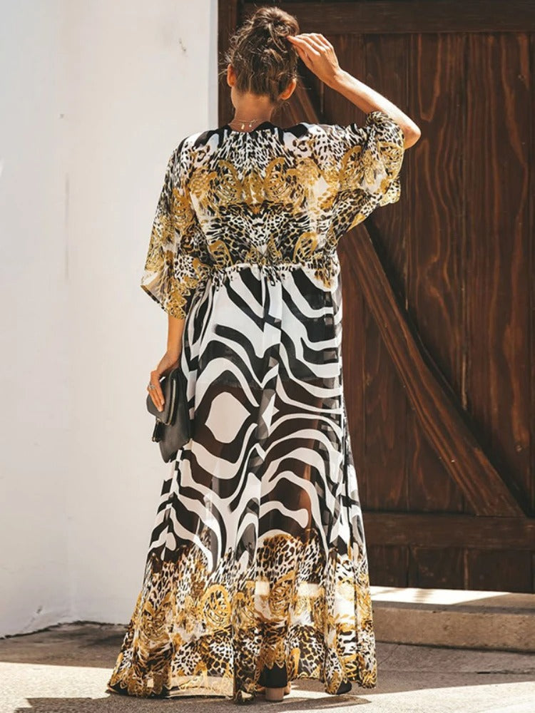 EB | Kimono mit Leopardenmuster